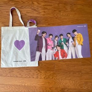 BTS - BTS x Samsung Poster and Tote Bag | Limited Edition
